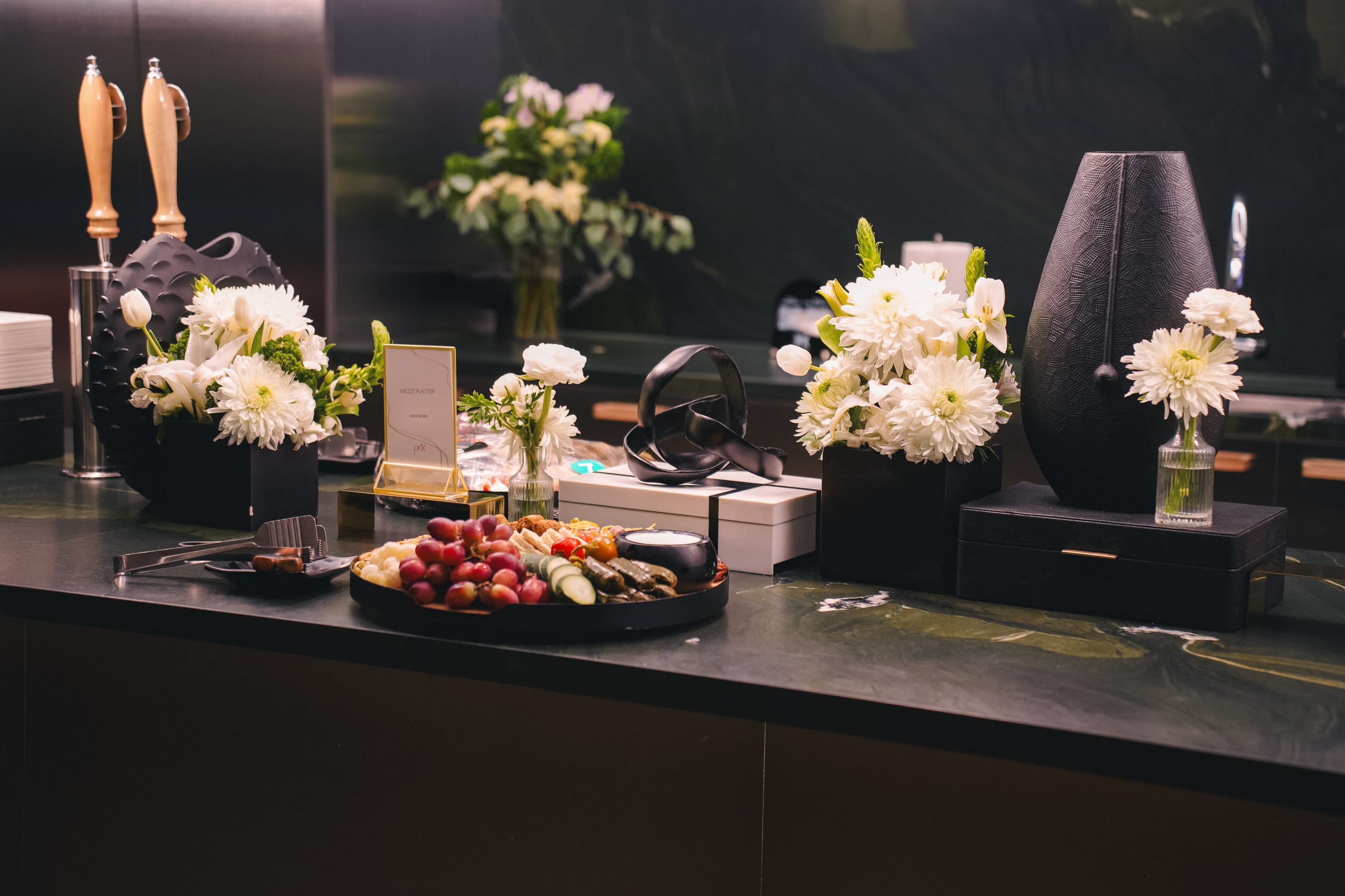 Cocktail service at a corporate reception