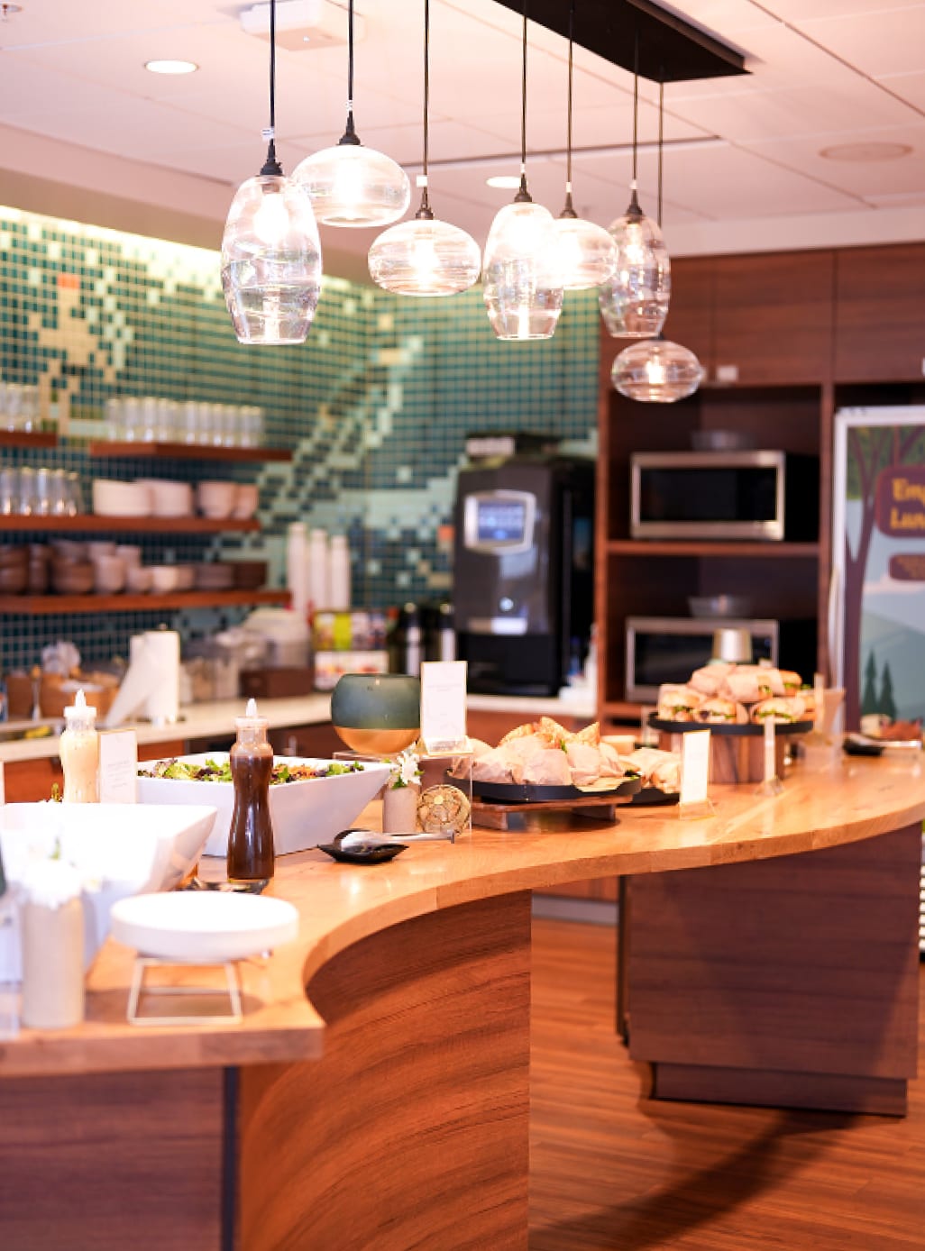 A wedding reception in full service